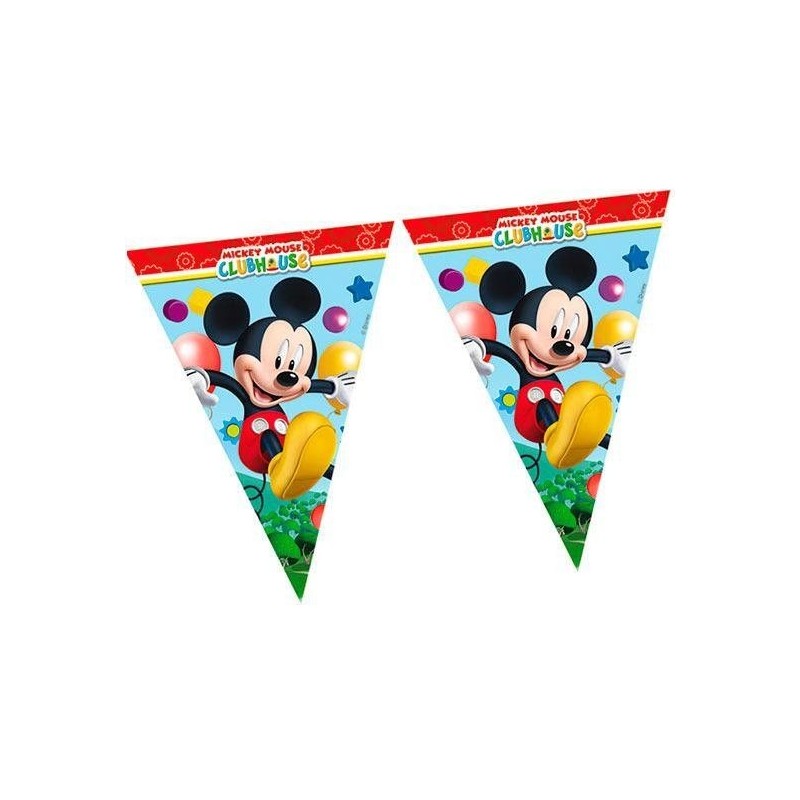 Banderas triangulares Mickey playful