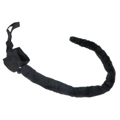 Cola de gato negra 80 cm-Tus disfraces baratos