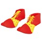 Zapatos rojos de payaso para hombre adulto 36 cm