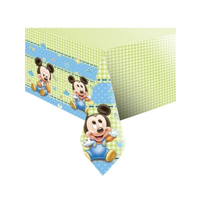 Mantel Mickey mouse bebe 120 x 180 cm plastico