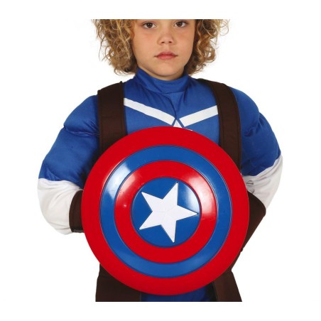 Escudo superheroe con estrella 32 cm infantil para niño