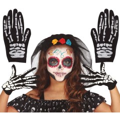 Guantes de esqueleto infantil-Tus Disfraces