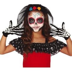 Guantes de esqueleto infantil