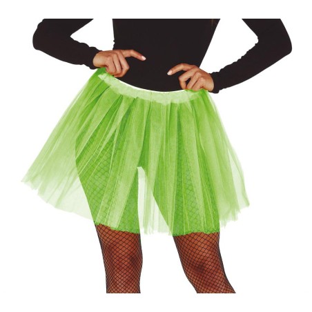 Tutu verde claro para mujer 40 cm-Tus disfraces baratos
