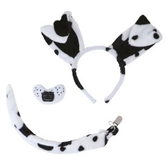 Conjunto diadema orejas y cola de dalmata-Tus disfraces baratos
