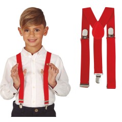 Tirantes rojos infantiles para niño-Tus disfraces baratos