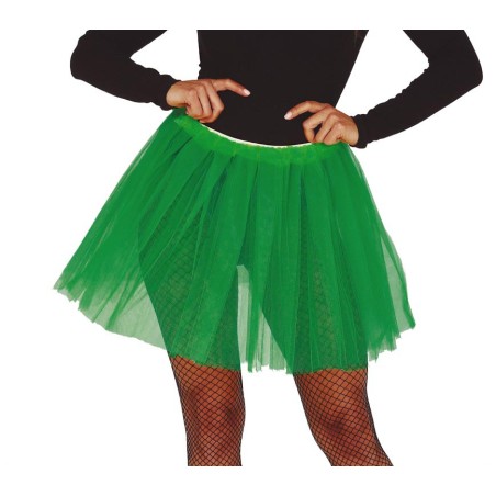 Tutu verde oscuro para mujer 40 cm-Tus disfraces baratos