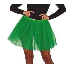 Tutu verde oscuro para mujer 40 cm