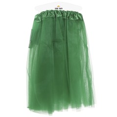 Tutu verde oscuro para mujer 40 cm-Tus disfraces baratos