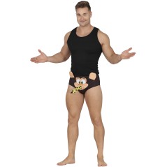 Calzoncillo gracioso mono slip amigo invisible