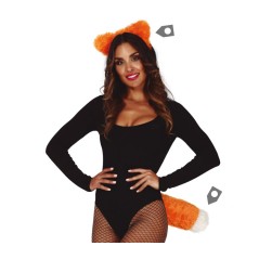 Conjunto orejas y cola de zorro