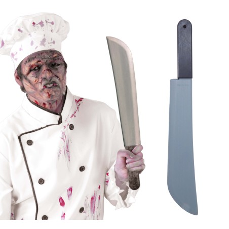 Machete 53 cm carnicero o aventurero indiana-Tus disfraces baratos