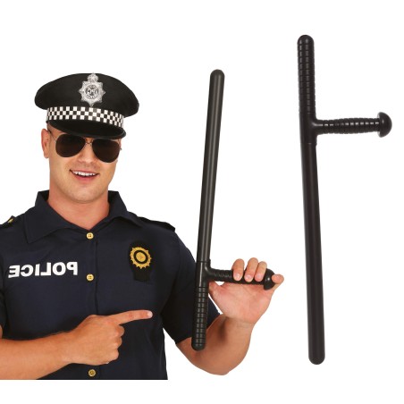 Porra policia 57 cm antidisturbios-Tus disfraces baratos