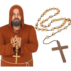 Rosario de cura 90 cm-Tus disfraces baratos