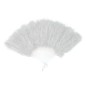 Abanico plumas blanco 16 palas