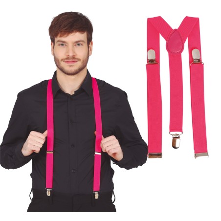 Tirantes fucsia neon-Tus disfraces baratos