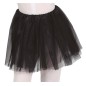 Tutu infantil negro 30 cm para niña