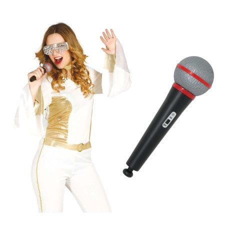 Microfono 26 cm cantante-Tus disfraces baratos