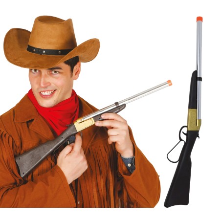 Rifle cazador 60 cm safari vaquero oeste-Tus disfraces baratos