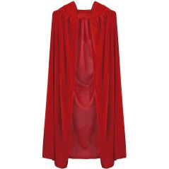 Capa roja con capucha infantil 100 cm-Tus Disfraces