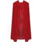 Capa roja con capucha infantil 100 cm