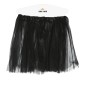 Tutu infantil negro 30 cm para niña