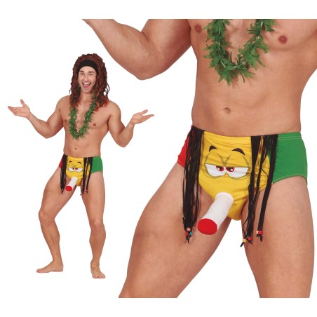 Calzoncillo gracioso rasta slip amigo invisible Tus disfraces baratos