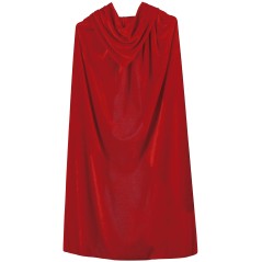 Capa roja con capucha infantil 100 cm-Tus Disfraces