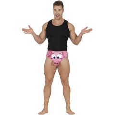Calzoncillo gracioso cerdito slip amigo invisible