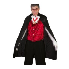 Capa vampiro negra 110 cm para halloween 18332-Tus Disfraces