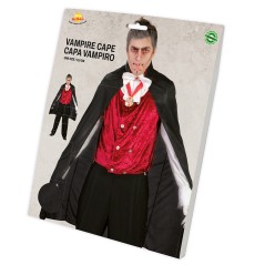 Capa vampiro negra 110 cm para halloween 18332-Tus Disfraces