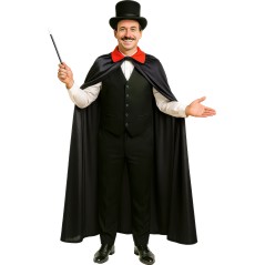 Capa vampiro negra 110 cm para halloween 18332-Tus Disfraces