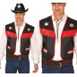 Chaleco vaquero negro