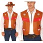 Chaleco vaquero marron