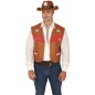 Chaleco vaquero marron