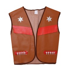 Chaleco vaquero marron-Tus disfraces baratos