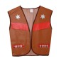 Chaleco vaquero marron