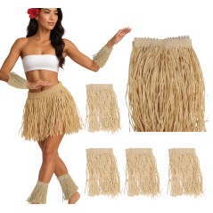Conjunto zulu africano rafia-Tus disfraces baratos