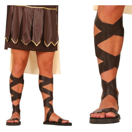 Sandalias romano o griego lazos-Tus disfraces baratos
