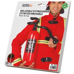 Extintor hinchable para bombero 50 cm-Tus disfraces baratos