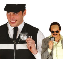 Placa policia colgante investigador torrente