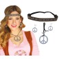 Conjunto hippie cinta pendientes y collar