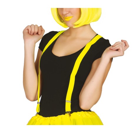 Tirantes amarillo neon