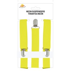 Tirantes amarillo neon-Tus disfraces baratos