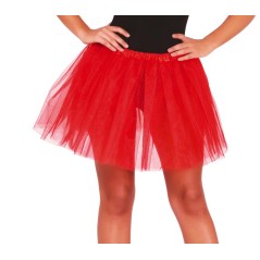Tutu rojo para mujer 40 cm