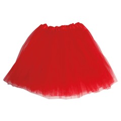 Tutu rojo para mujer 40 cm-Tus disfraces baratos