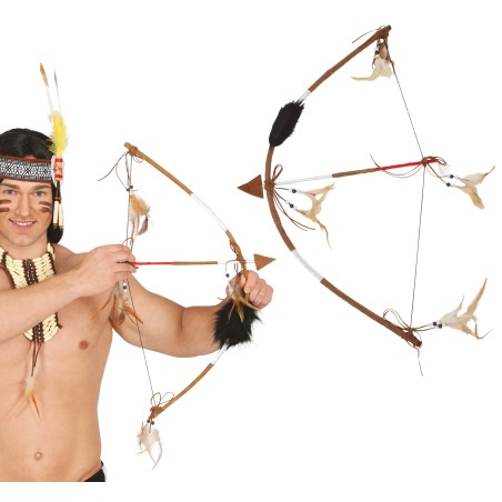Arco indio 60 cm con flecha-Tus disfraces baratos