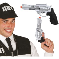 Pistola policia del FBI de 27 cm-Tus disfraces baratos