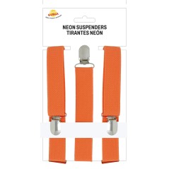 Tirantes naranjas neon-Tus disfraces baratos