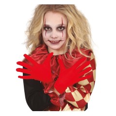 Guantes rojos infantiles cortos 18 cm
